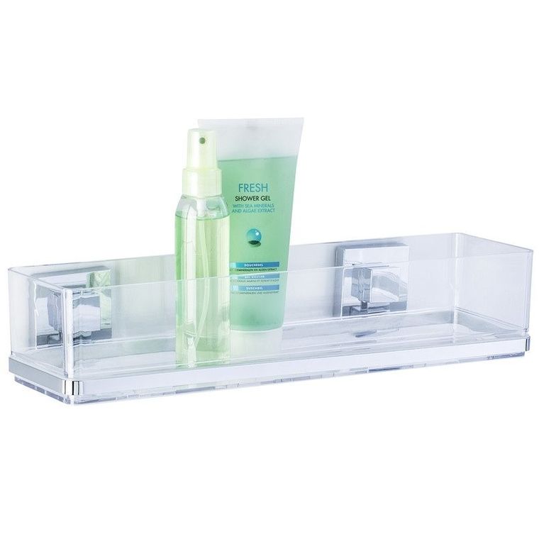 Prostokątna półka łazienkowa pod prysznic, Quadro, Vacuum-Loc