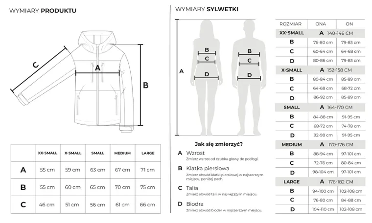 Przejściowa kurtka bomberka unisex z odpinanym kapturem NOWEAR