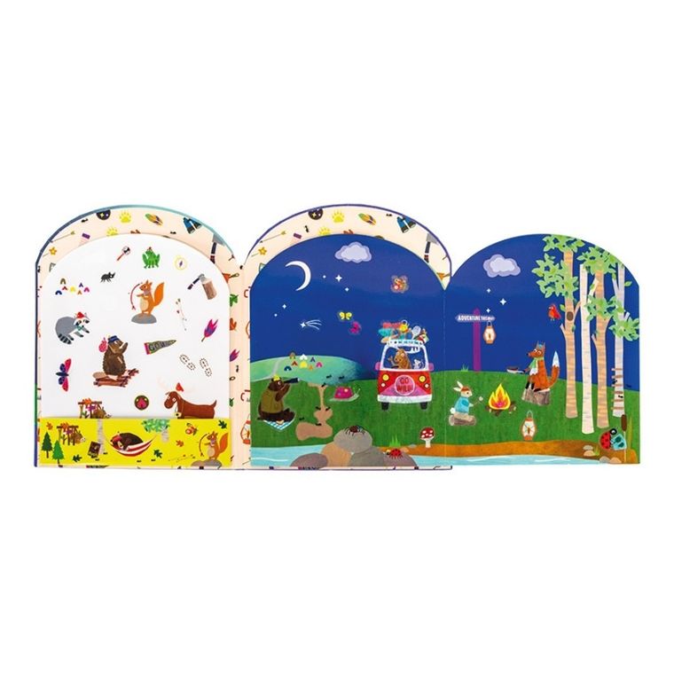 Przygoda. Zestaw naklejek wielokrotnego użytku