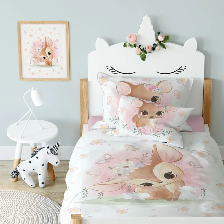 Przytulaki, Sarenka, 2-częściowy komplet pościeli, 100-135 cm