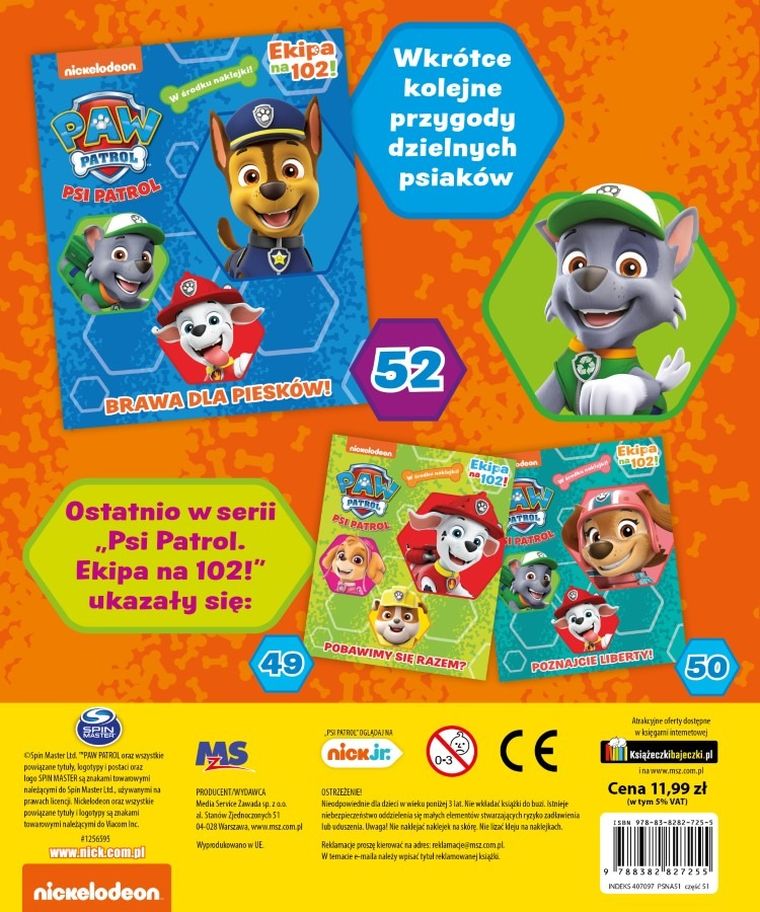 Psi Patrol. Ekipa na 102! Pędzimy z pomocą!