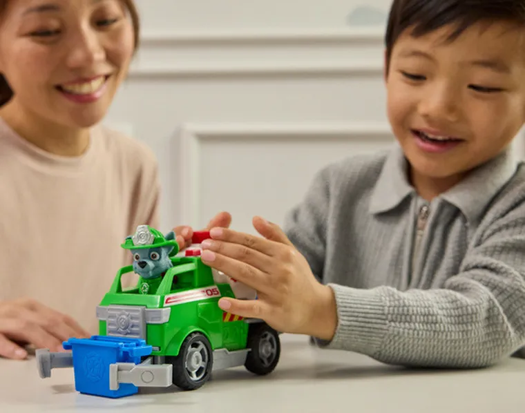 Psi Patrol, Fire Rescue, Rocky, pojazd z figurką