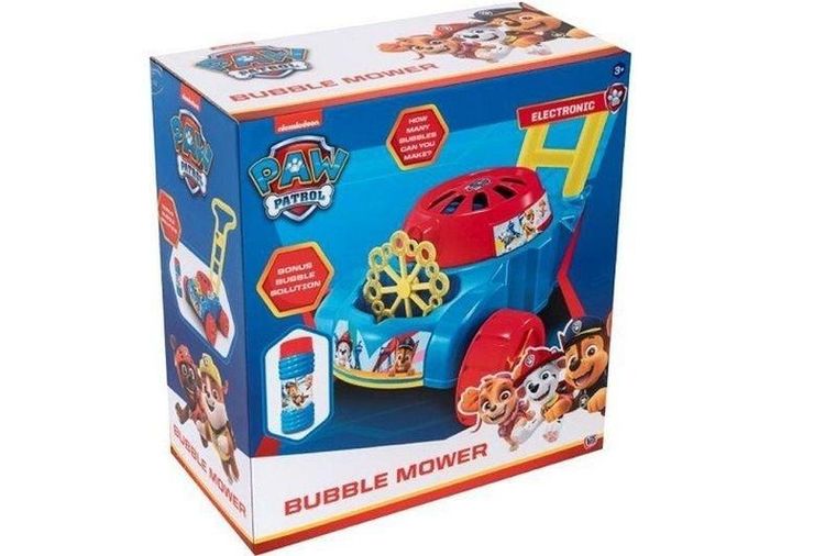 Psi Patrol, kosiarka, maszyna do baniek mydlanych, 118 ml