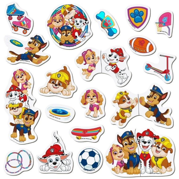 Psi Patrol, magnesy, 22 szt.