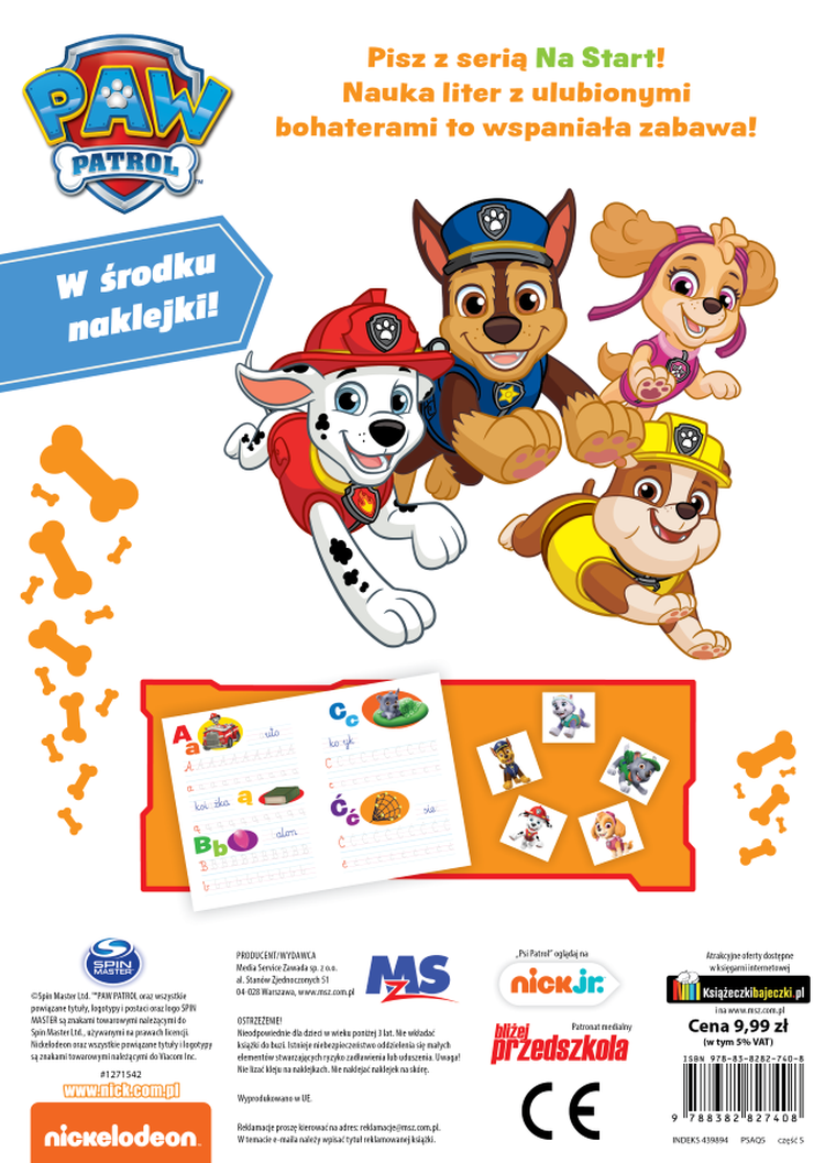 Psi Patrol. Na start... Część 5. Litery z pieskami