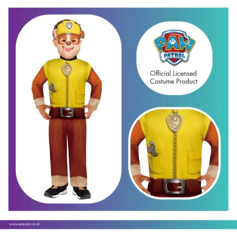 Psi Patrol, strój, Rubble, rozmiar 98/104