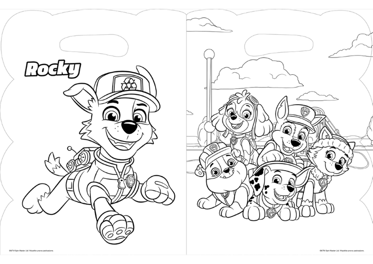 Psi Patrol. Superkolory. Na lądzie, w wodzie i w powietrzu