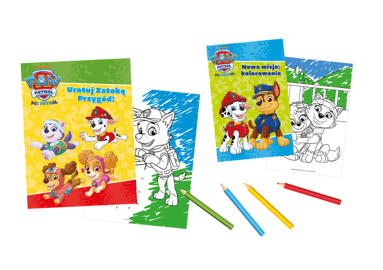 Psi Patrol. Zabawa z kolorami