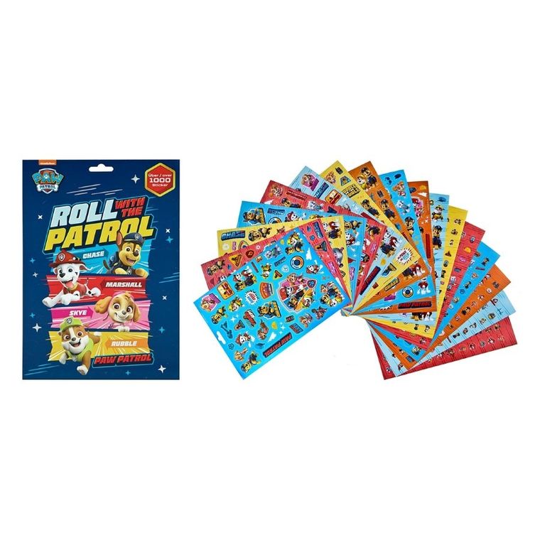 Psi Patrol, zestaw 1000 naklejek