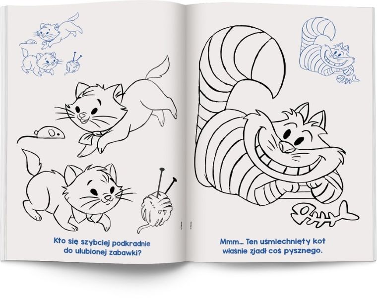 Psy & Koty. Kolorowanka z naklejkami