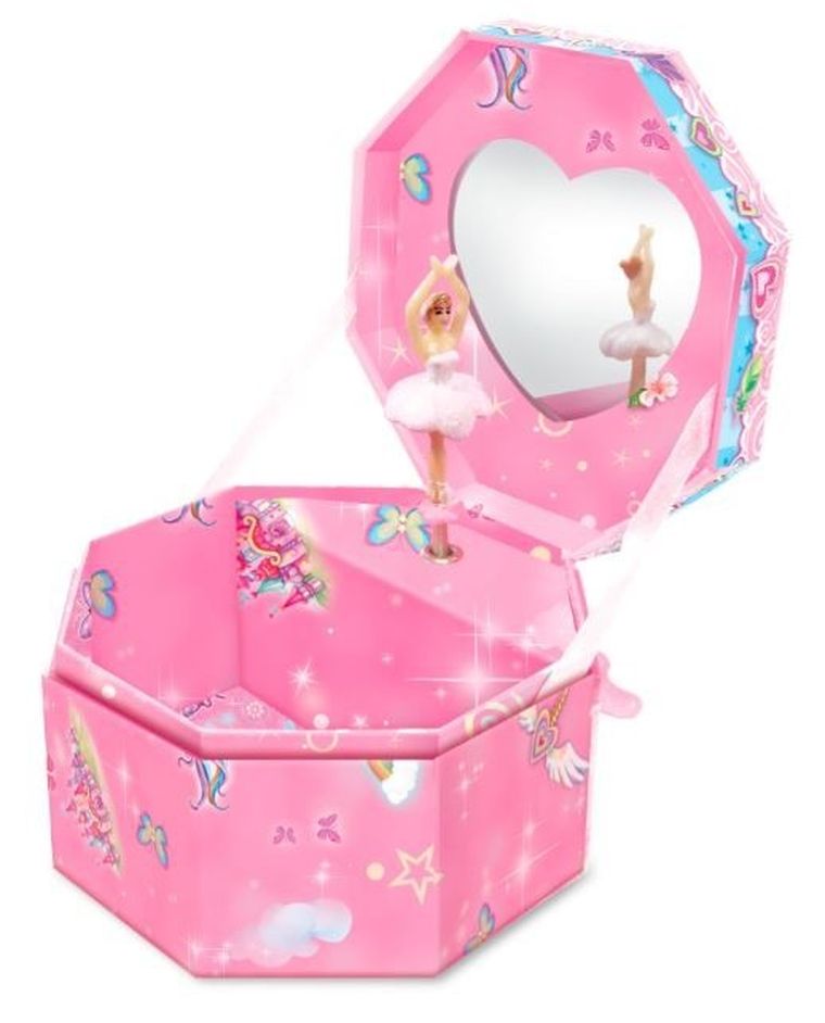 Pulio, pozytywka nakręcana, ośmiokątna, jednorożec