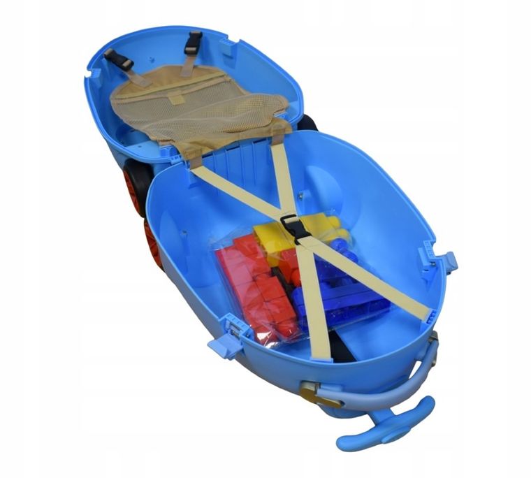 Pulio, walizka podróżna z klockami, słoń