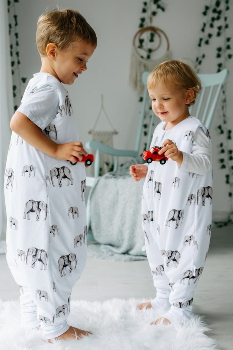 Pulp, Bamboo, Duże Słonie, śpiworek do spania ze skarpetkami, TOG 1.75, 12-30 m