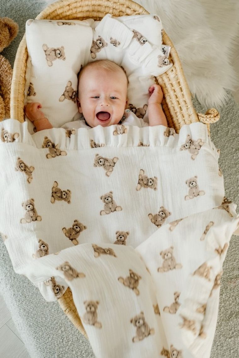 Pulp, Misie, kocyk muślinowy, 90-100 cm