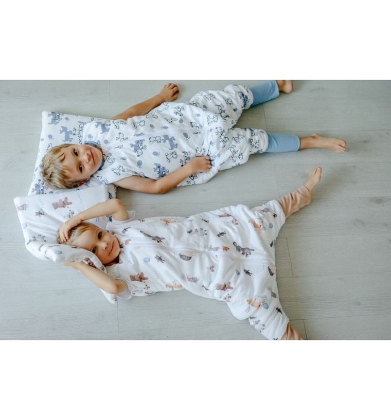 Pulp, Pieski, śpiworek całoroczny do spania z nogawkami i skarpetkami, TOG 1.75, 12-36m