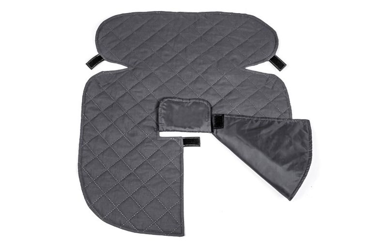 Pulp, podkładka wodoodporna do fotelika i wózka, grafitowa