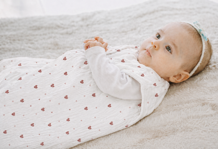 Pulp, Serduszka, śpiworek do spania, całoroczny, TOG 1.5, 3-12m