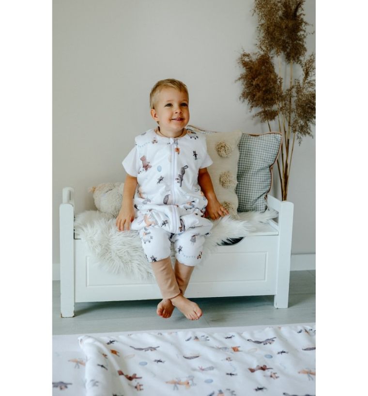 Pulp, Zwierzątka w podróży, śpiworek ocieplany ze skarpetkami, 2.0 TOG, 12-30 m