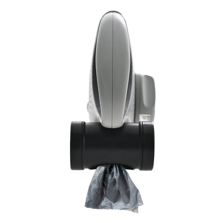 Pupilplanet, smycz automatyczna z pojemnikiem na worki, LED, 5m