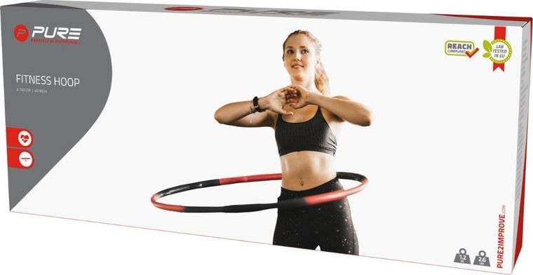 Pure 2 Improve, hula hop fitness, neoprenowy, 100 cm