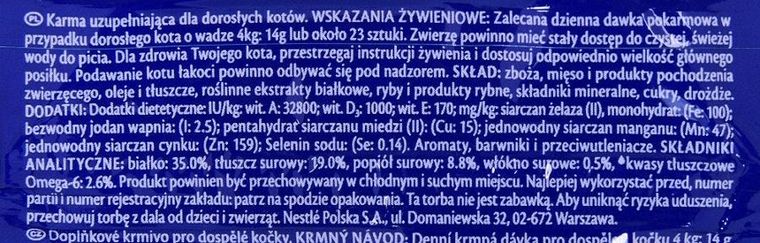 Purina, Felix, Playtubes, karma mokra dla kota, pieczona ryba, krewetki, 50 g