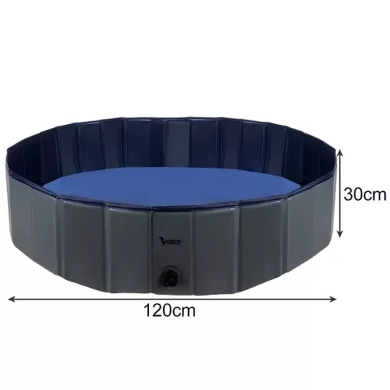Purlov, basen/ kojec dla psa składany, 120-30 cm