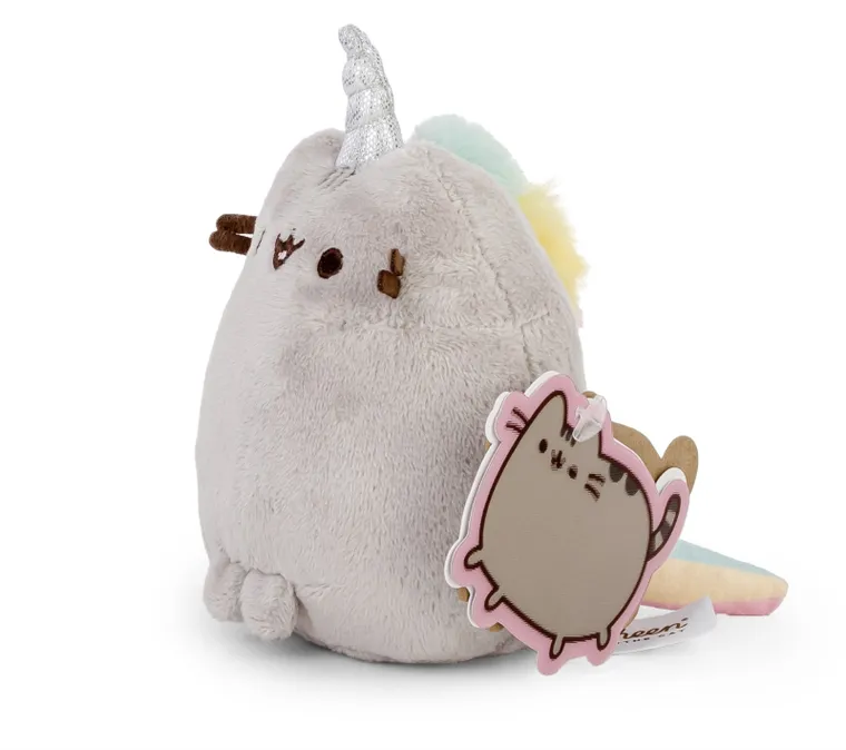 Pusheen, Jednorożec z tęczową grzywą, maskotka, 12 cm