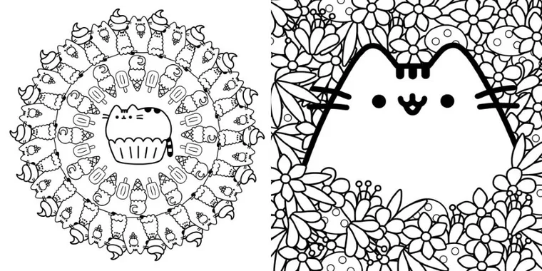 Pusheen. Kolorowanka