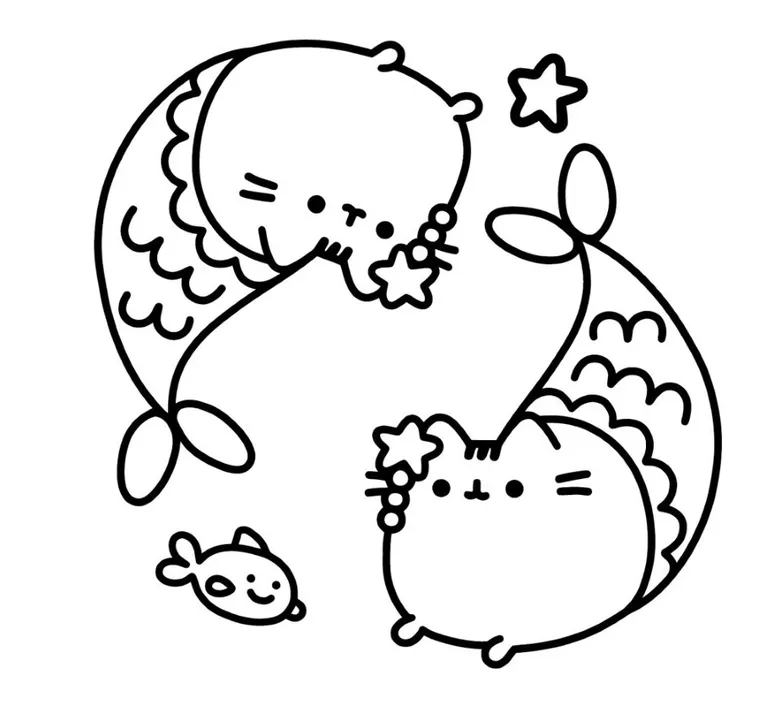 Pusheen. Mini kolorowanka