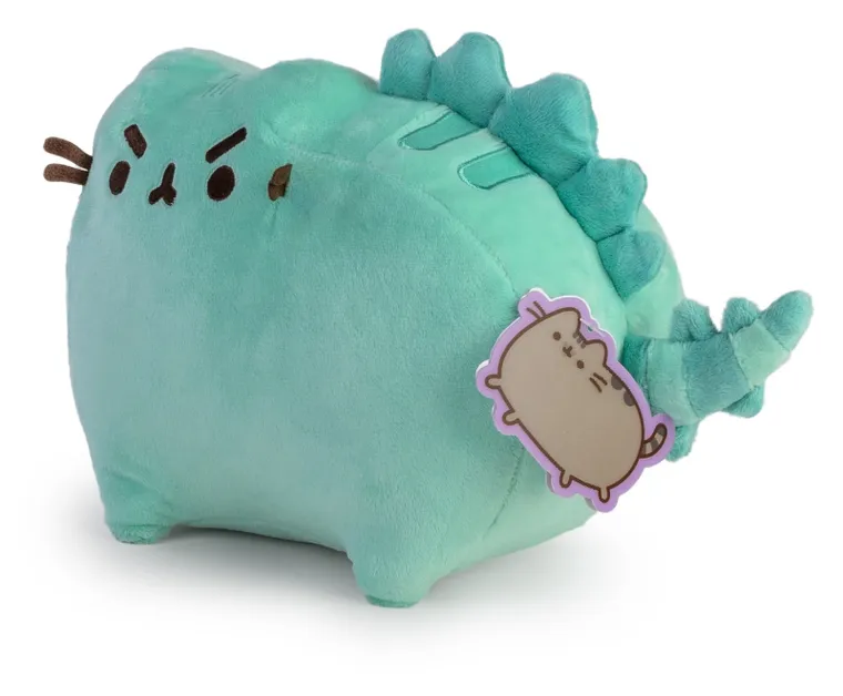 Pusheen, Pusheenosaurus, maskotka, miętowa, 24 cm