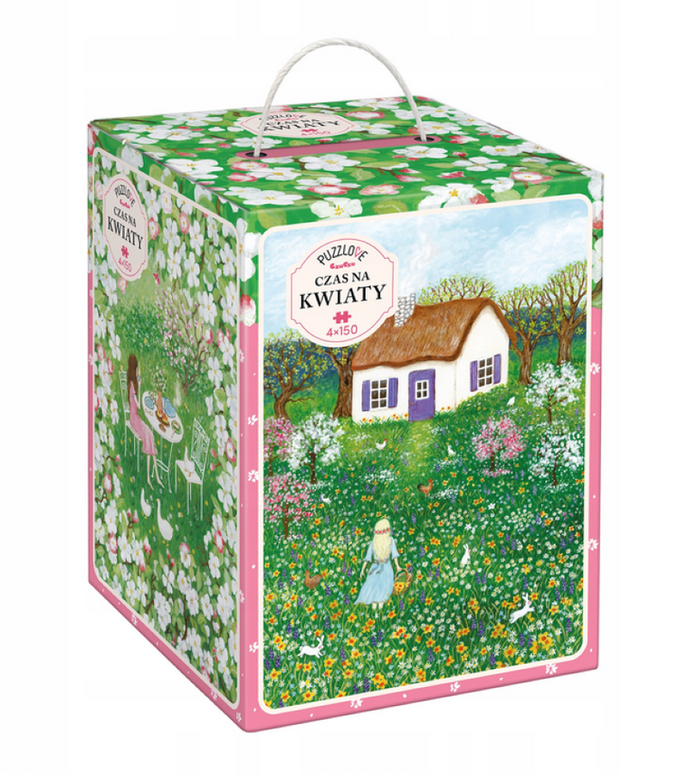 Puzzlove, CzuCzu, Czas na kwiaty, puzzle, 4-150 elementów