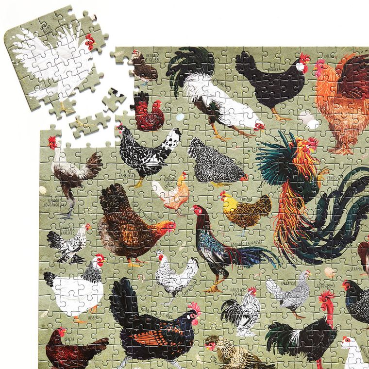 Puzzlove, CzuCzu, Kury, puzzle, 1000 elementów
