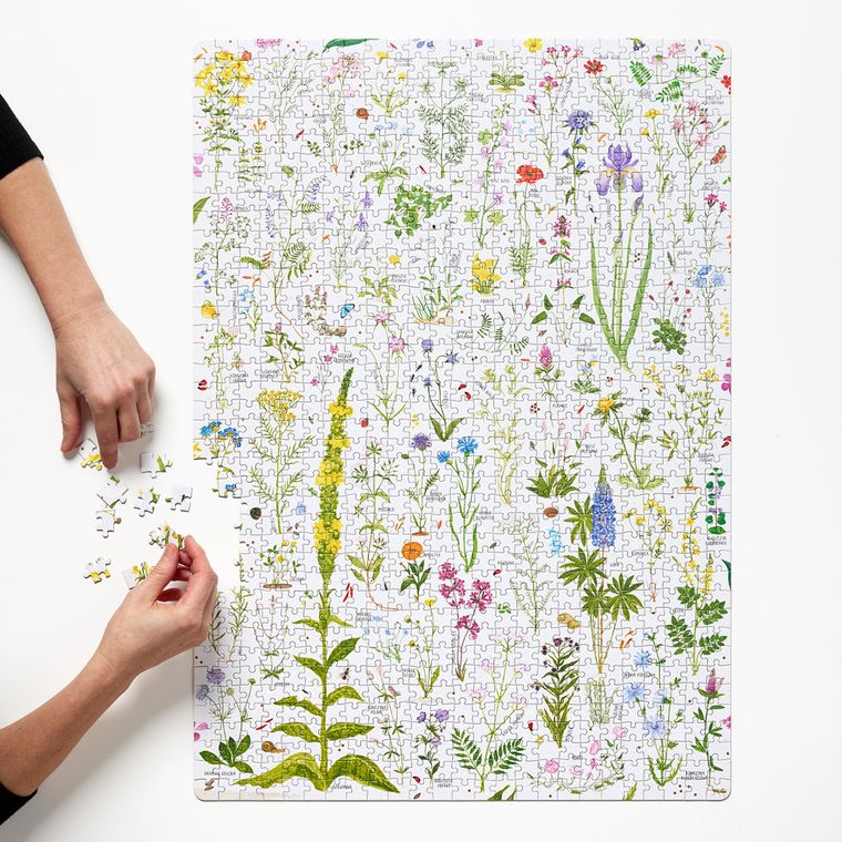 Puzzlove, CzuCzu, Kwiaty polne, puzzle, 1000 elementów