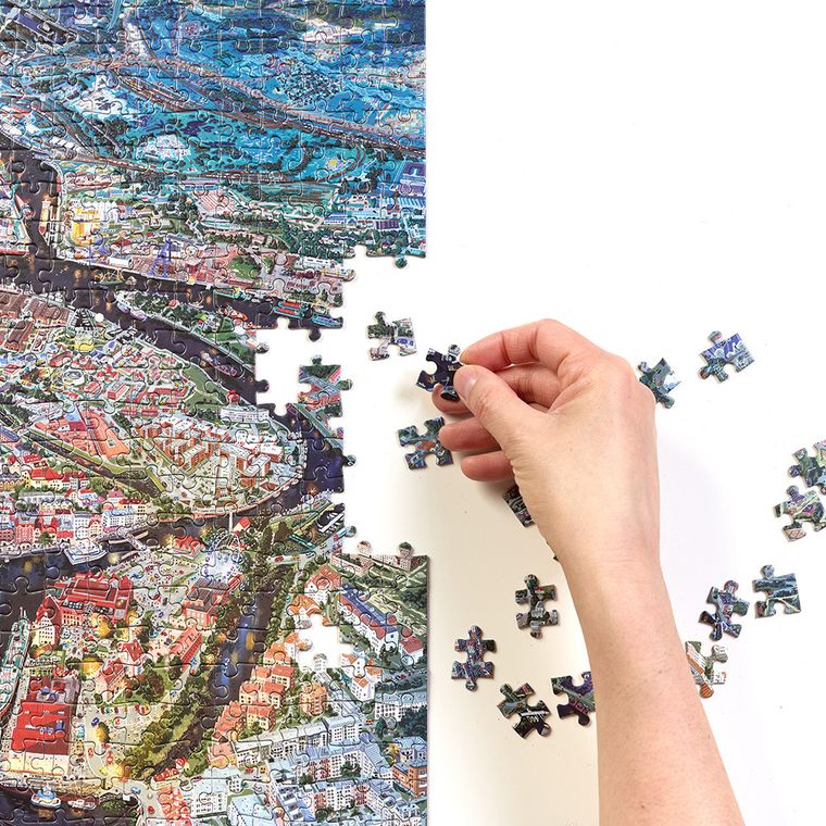 Puzzlove CzuCzu, Miasto Gdańsk, puzzle, 1000 elementów