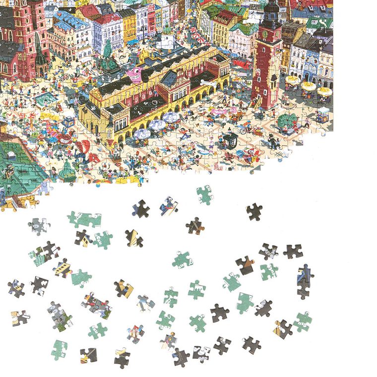 Puzzlove, CzuCzu, Miasto Kraków, puzzle, 1000 elementów