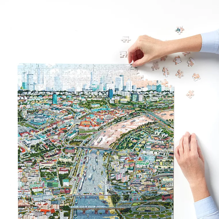 Puzzlove, CzuCzu, Miasto Warszawa, puzzle, 1000 elementów