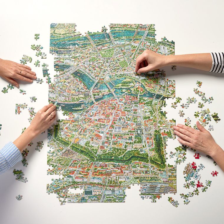 Puzzlove, CzuCzu, Miasto Wrocław, puzzle, 1000 elementów