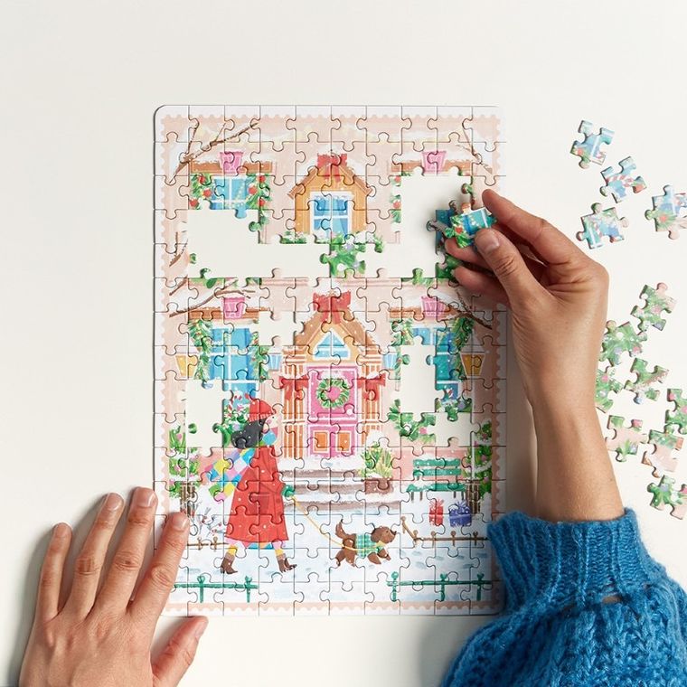 Puzzlove, CzuCzu, Zimowy spacer, puzzle, 150 elementów