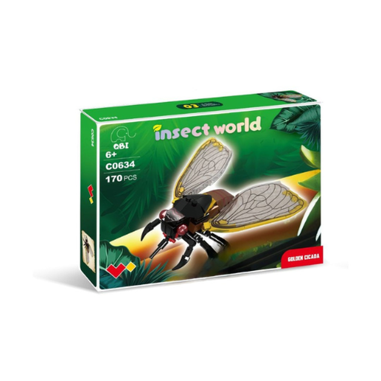 QBI, Insekty, Cykada, klocki konstrukcyjne, 170 elementów
