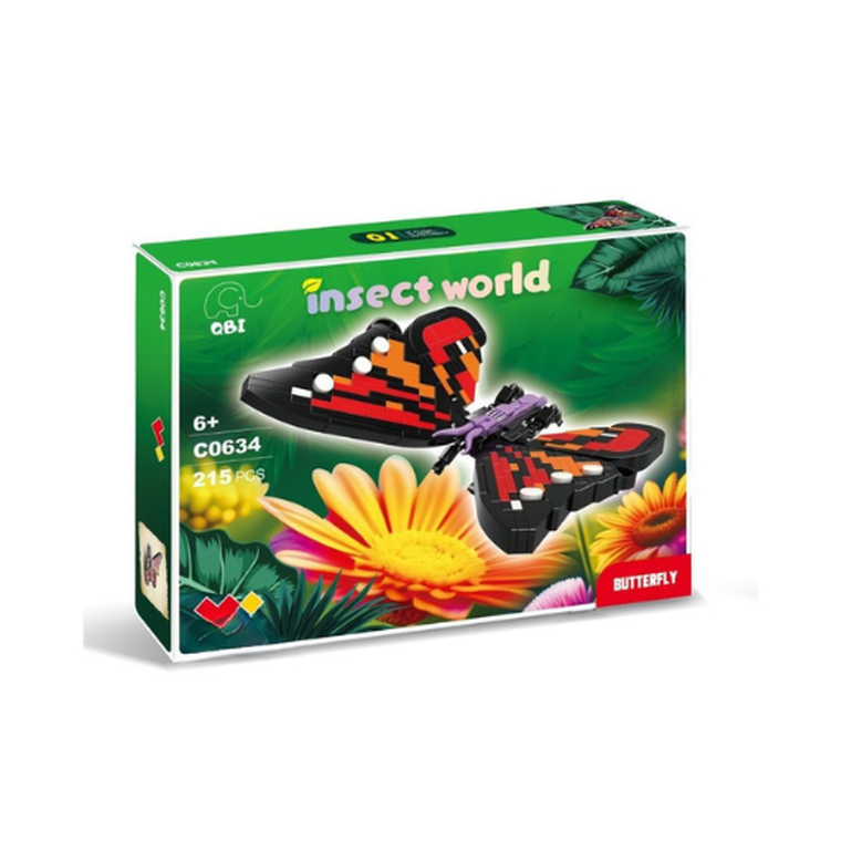 QBI, Insekty, Motyl, klocki konstrukcyjne, 215 elementów