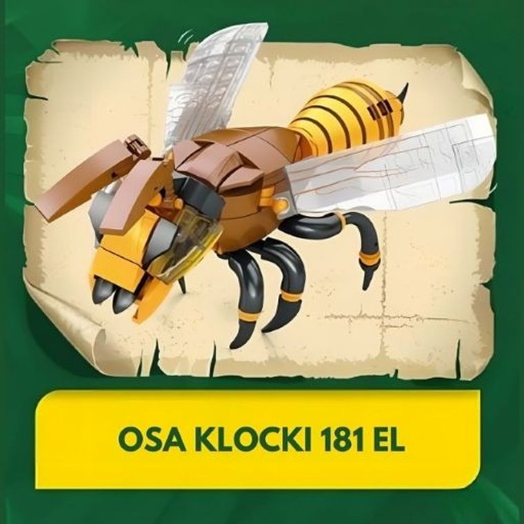 QBI, Insekty, Osa, klocki konstrukcyjne, 181 elementów