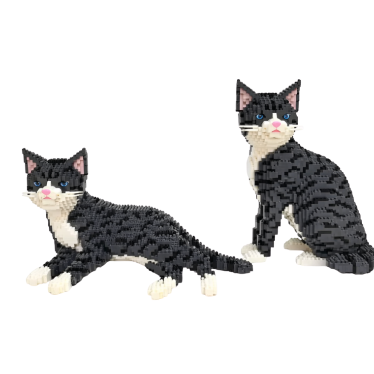 QBI, Kot 2w1 z dźwiękiem, klocki konstrukcyjne, 2302 elementów