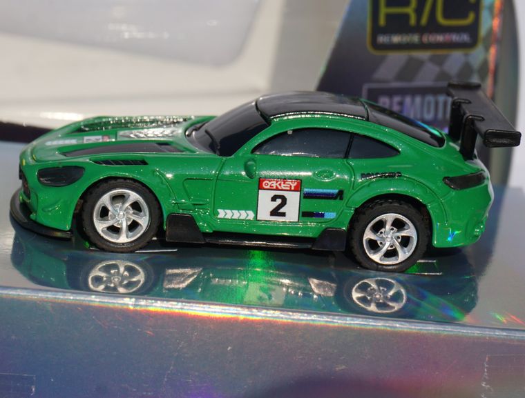 QBI, mini pojazd zdalnie sterowany, 1:64, zielony