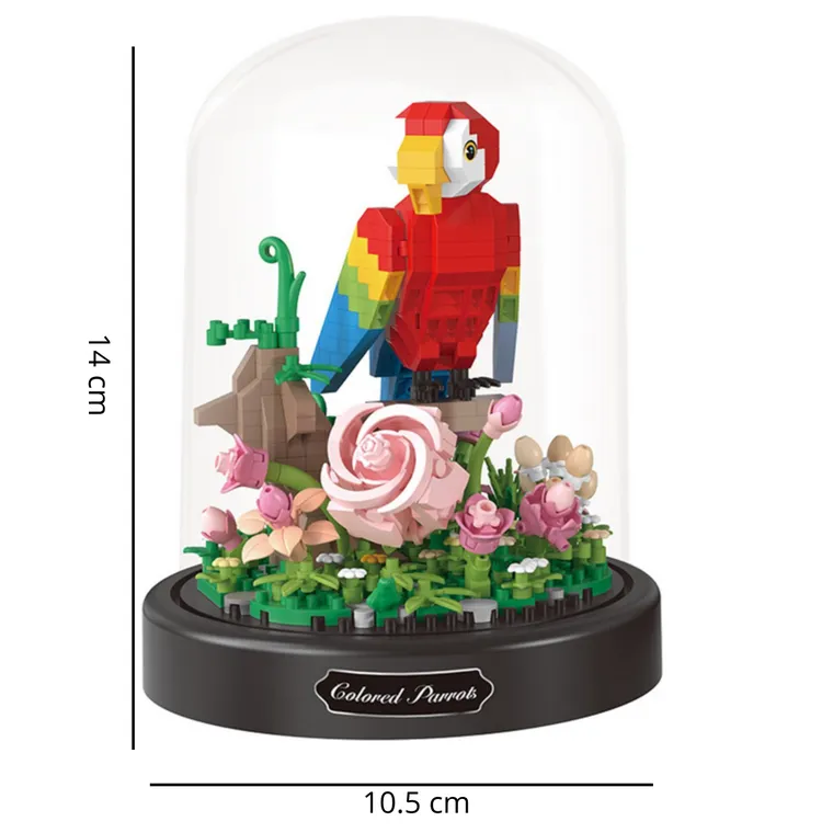 QBI, Piękna Papuga, klocki konstrukcyjne, 551 elementów