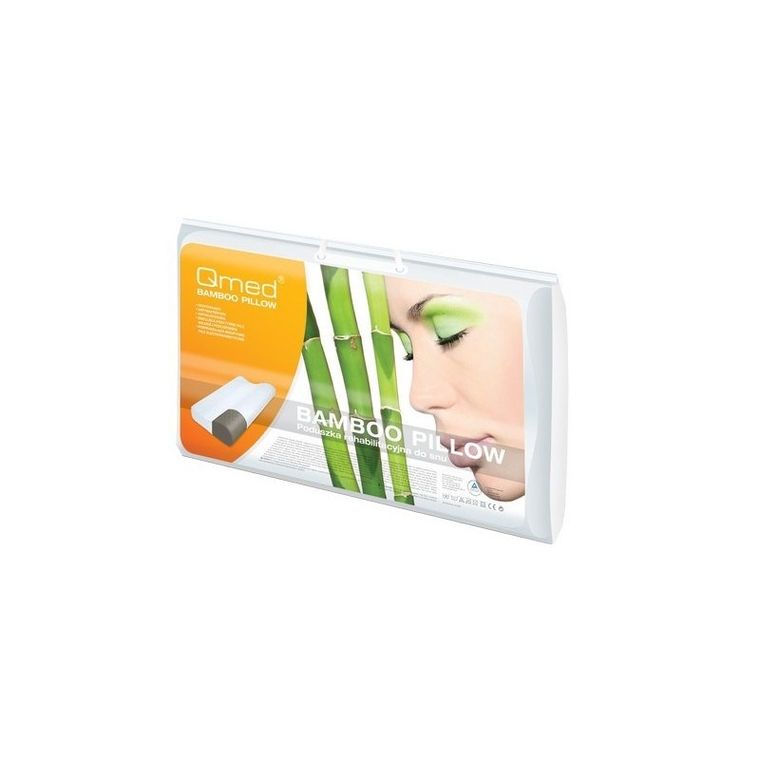 QMED, Bamboo Pillow, poduszka ortopedyczna z bambusem