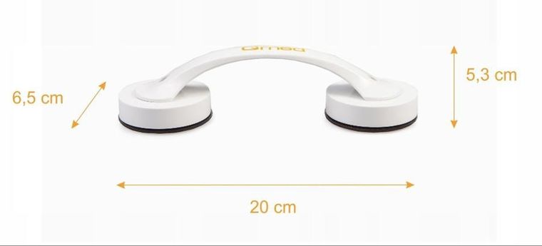 Qmed, uchwyt łazienkowy na przyssawki, 30 cm