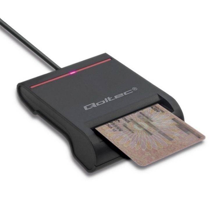 Qoltec, inteligentny czytnik kart chipowych ID, USB 2.0
