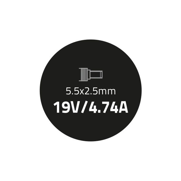 Qoltec, zasilacz, 50071.90W, do notebooka Asus