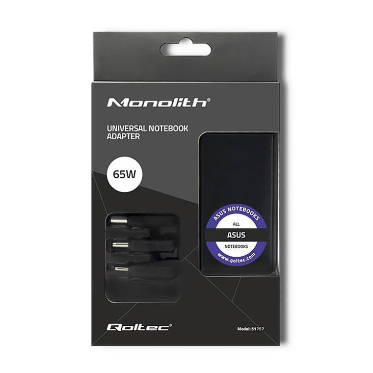 Qoltec, zasilacz specjalizowany do Asus 65W