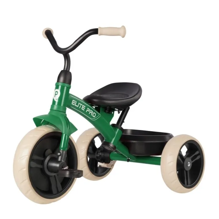 Qplay, Elite Pro, rowerek trójkołowy, Green